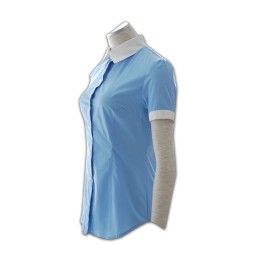 R104 women short sleeve blouse hongkong R104 women short sleeve blouse hongkong